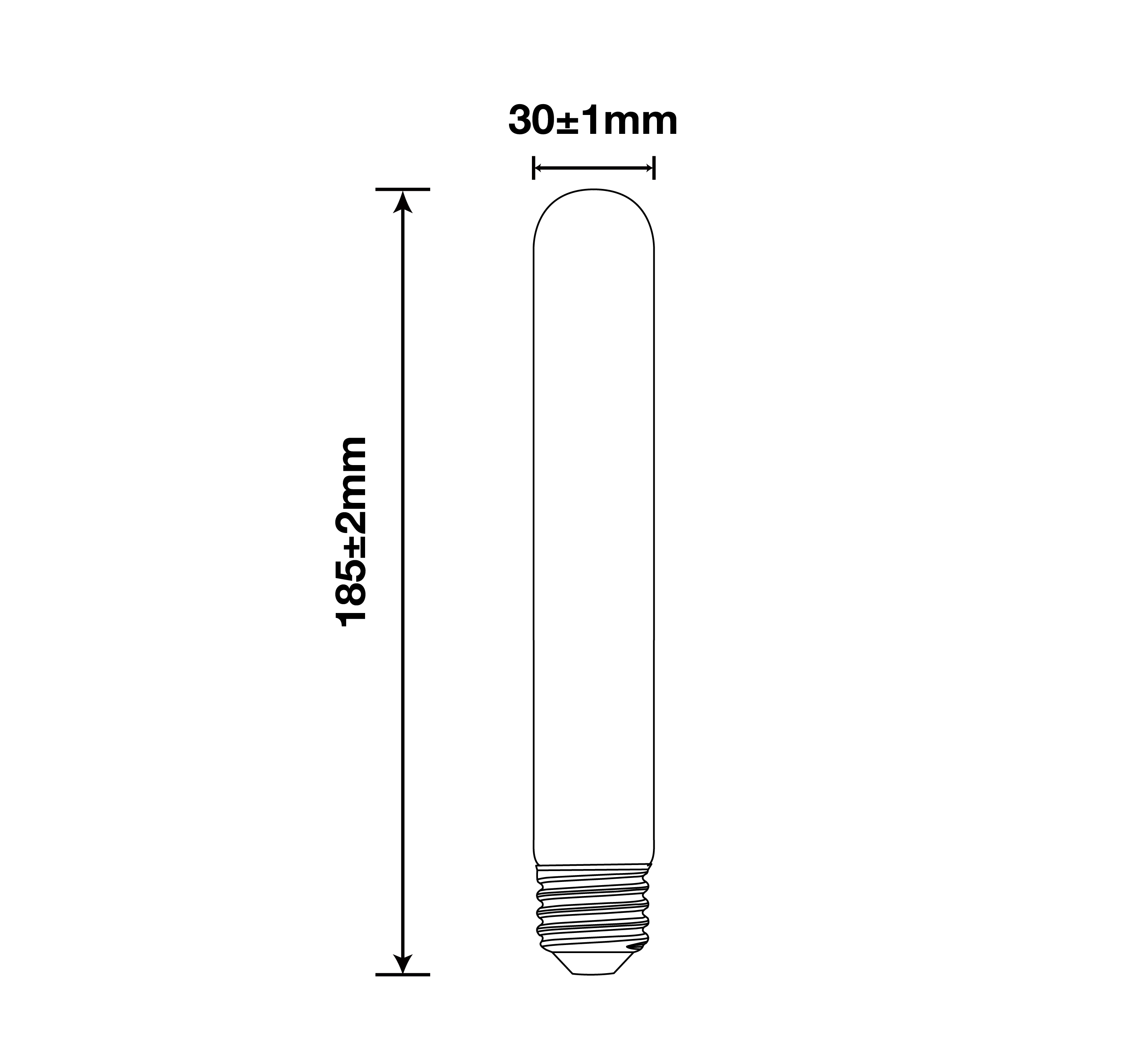 12W T30 Filament Bulbs/100Watts Edison T30 Bulbs