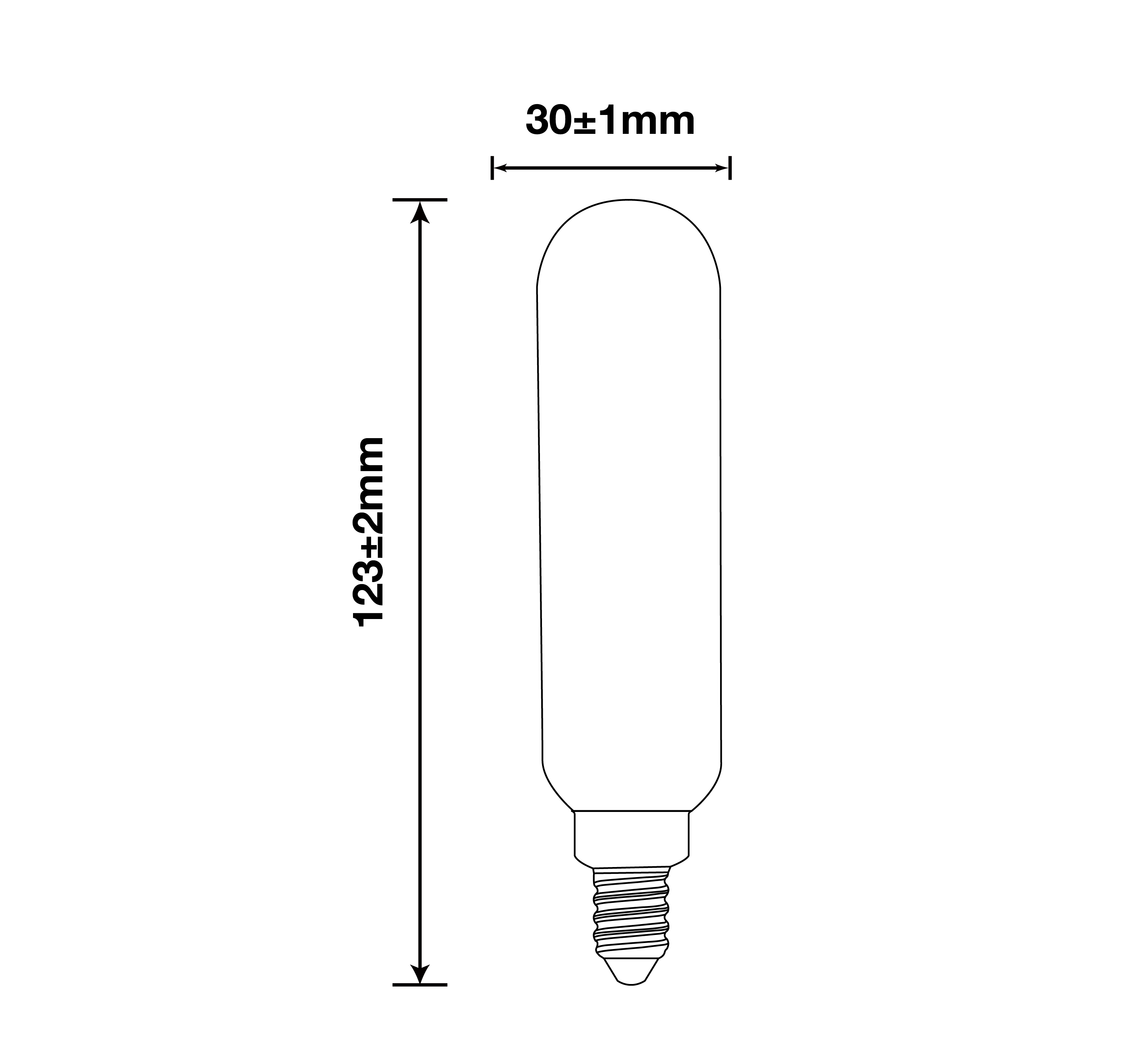 4W T10 Filament Bulbs/40Watts Edison T10 Bulbs